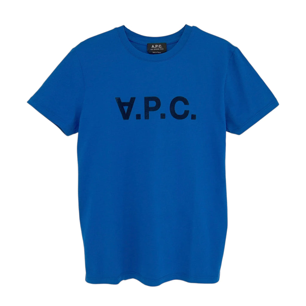 A.P.C. VPC Logo Tee Royal Blue XS - flyKAMP