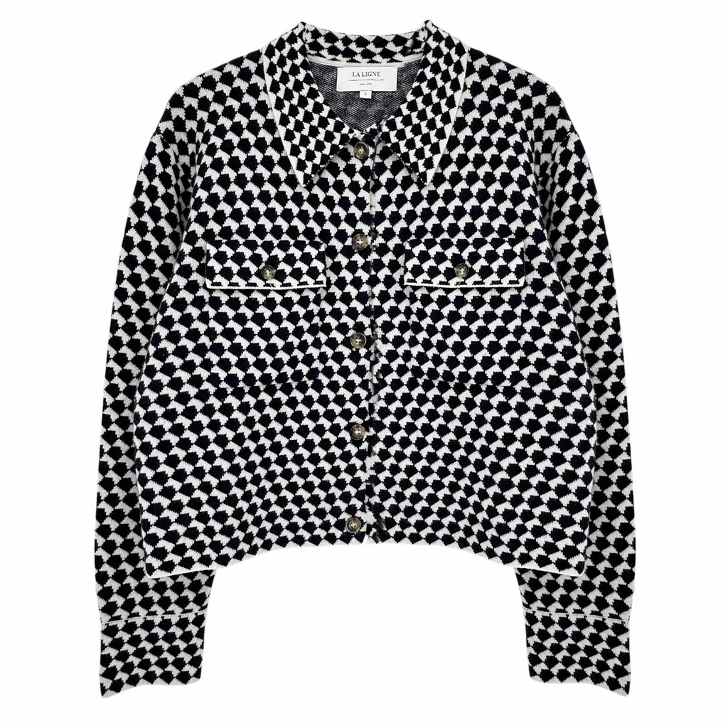 LA LIGNE Patterned Cropped Jane Jacket S - flyKAMP