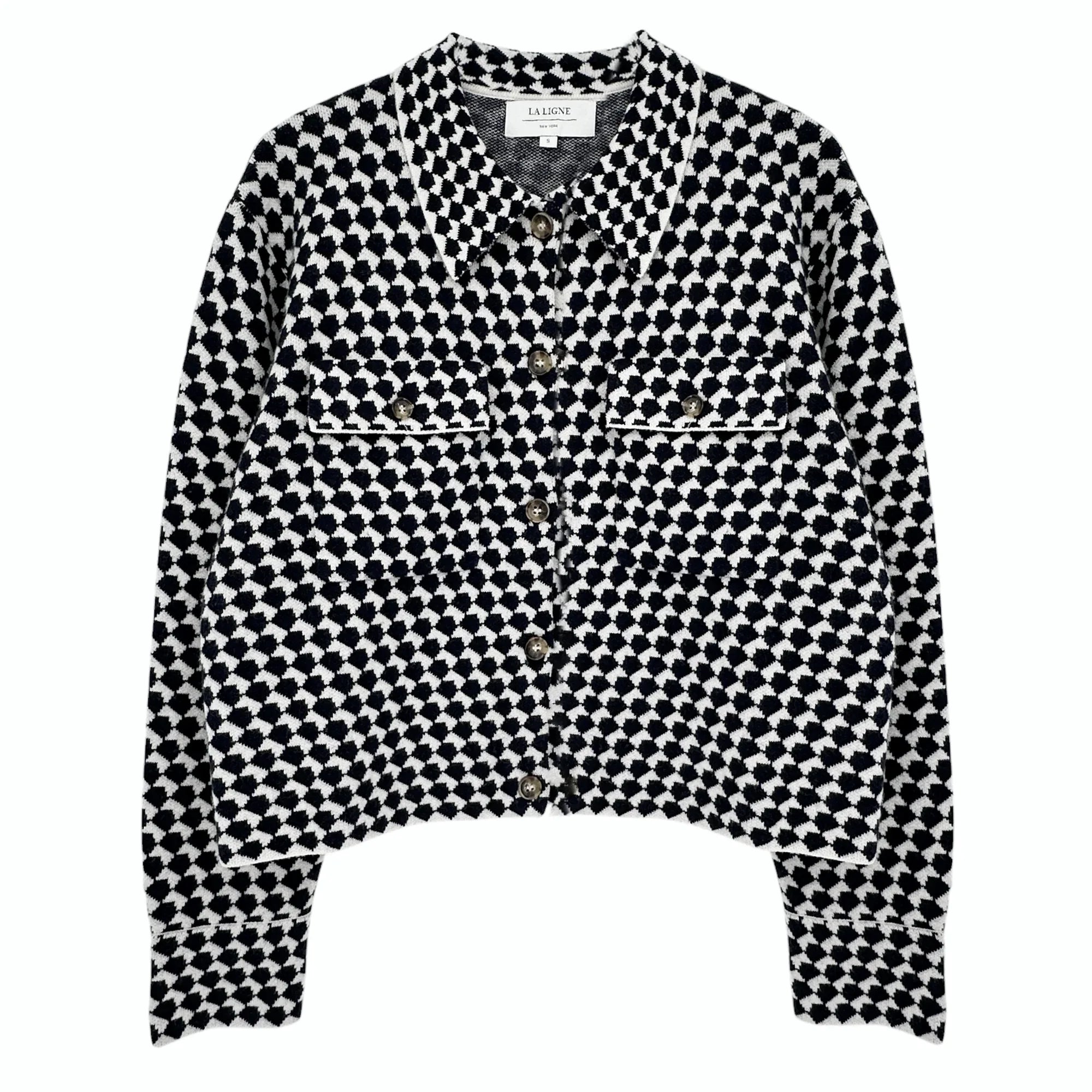 LA LIGNE Patterned Cropped Jane Jacket S - flyKAMP