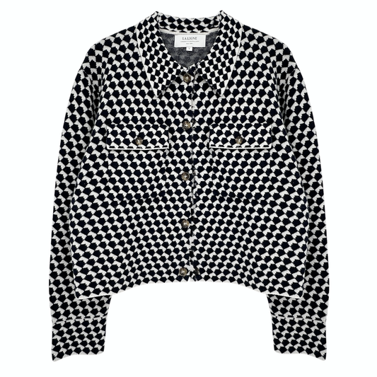 LA LIGNE Patterned Cropped Jane Jacket S