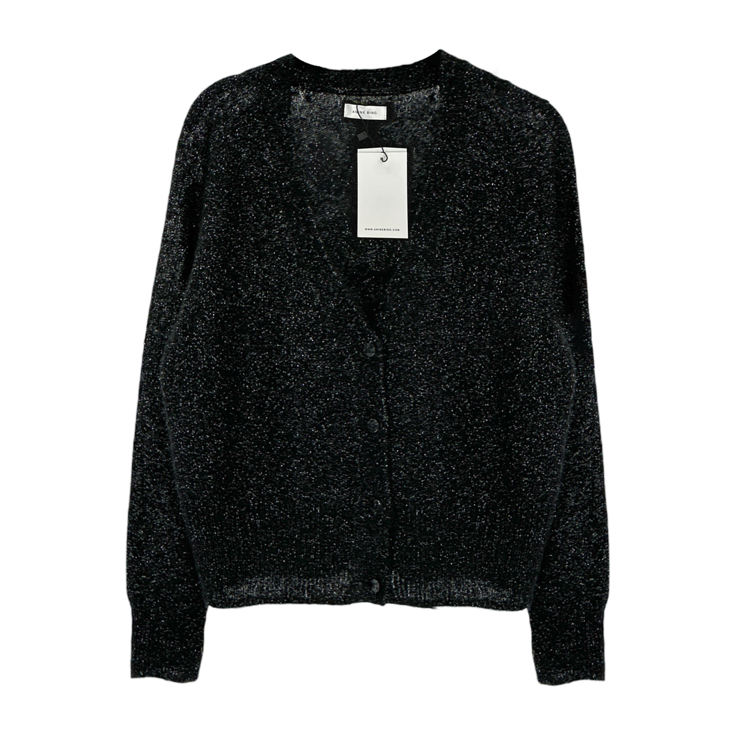 ANINE BING Mason Cardigan in Black S