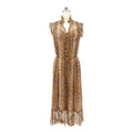 ZIMMERMANN Snake Print Midi Dress 0 - flyKAMP