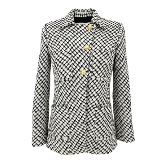 DEREK LAM 10 CROSBY Audrey Frayed Jacket 4