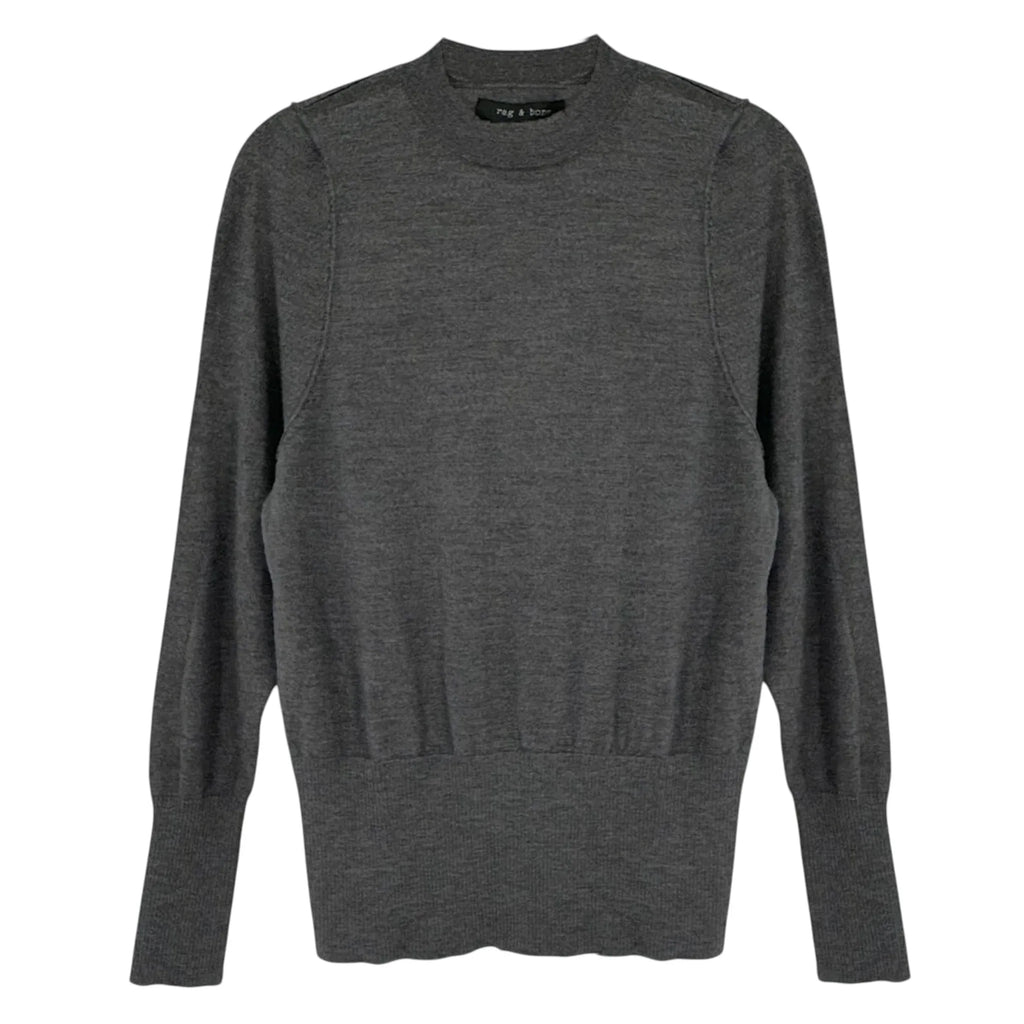 RAG & BONE Sydney Turtleneck in Charcoal S - flyKAMP