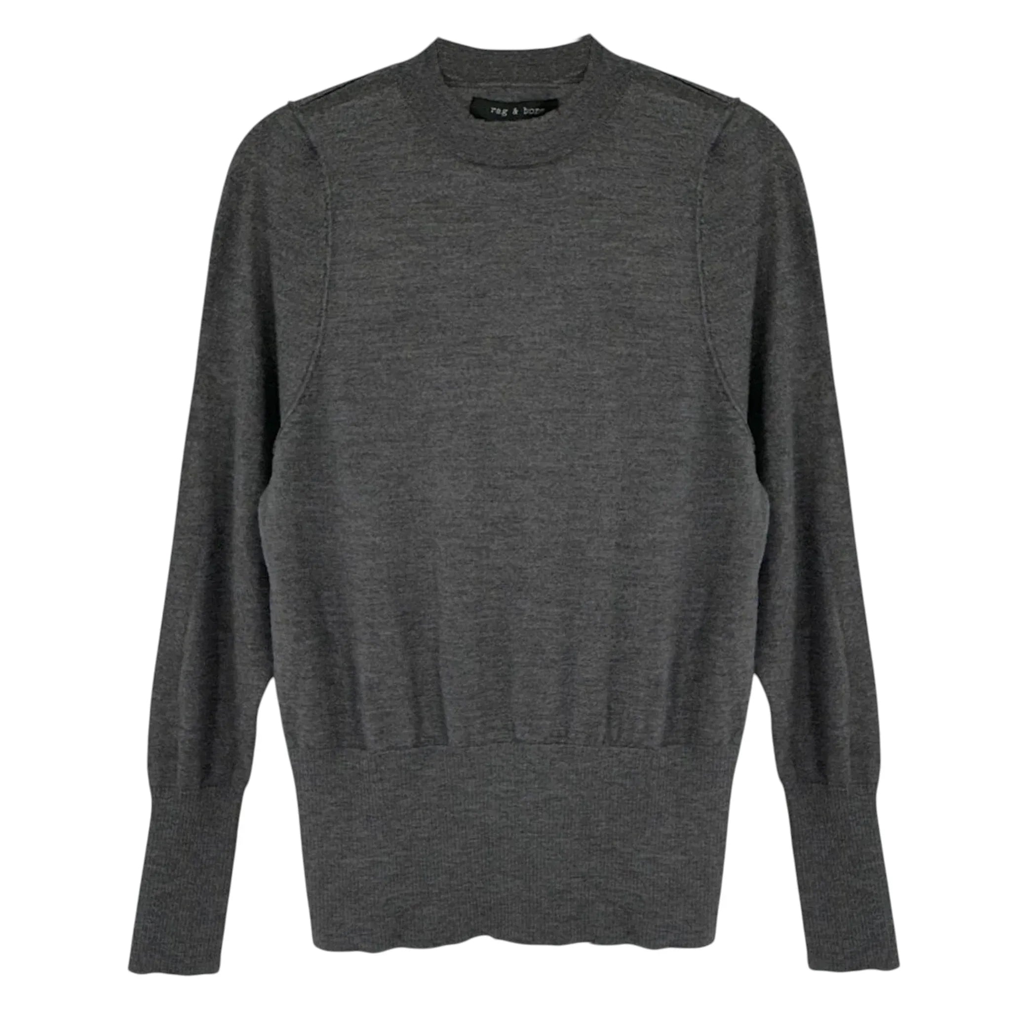 RAG & BONE Sydney Turtleneck in Charcoal S - flyKAMP