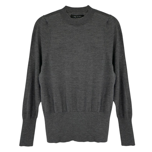 RAG & BONE Sydney Turtleneck in Charcoal S