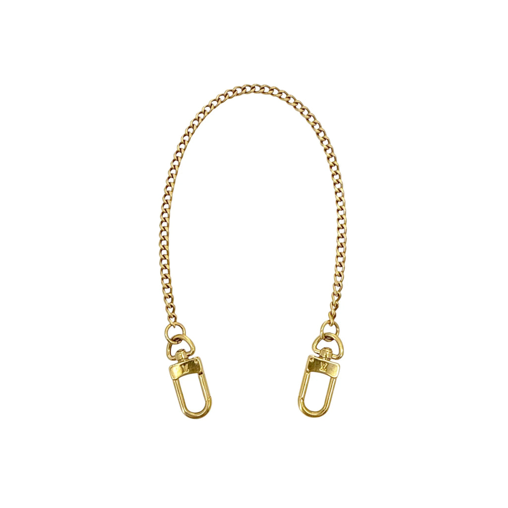 LOUIS VUITTON Chain Strap in Gold - flyKAMP