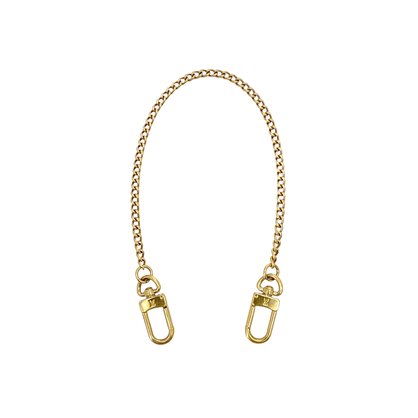 LOUIS VUITTON Chain Strap in Gold