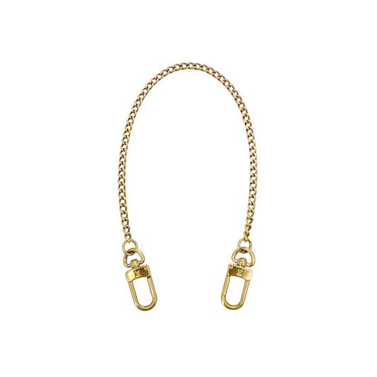 LOUIS VUITTON Chain Strap in Gold