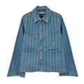 VERONICA BEARD Dahl Striped Denim Jacket XS - flyKAMP