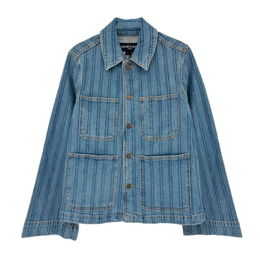 VERONICA BEARD Dahl Striped Denim Jacket XS