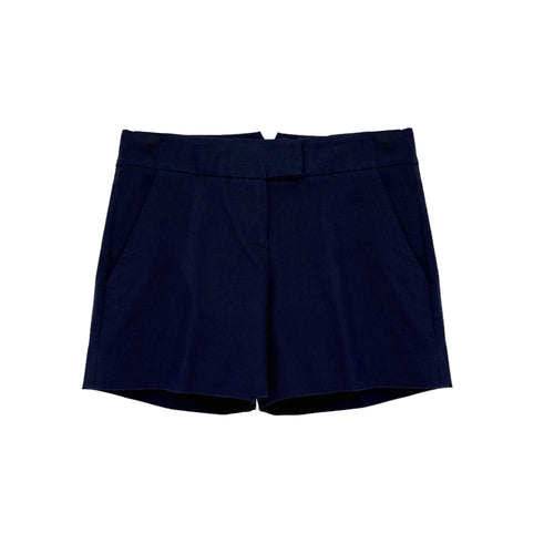 THEORY Lynie Stretch Canvas Short Navy 00 - flyKAMP
