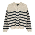 RAG & BONE Mia Striped Wool Alpaca Cable Sweater M - flyKAMP