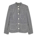 TORY BURCH Cameron Jacket in Navy & Ivory 4|S - flyKAMP