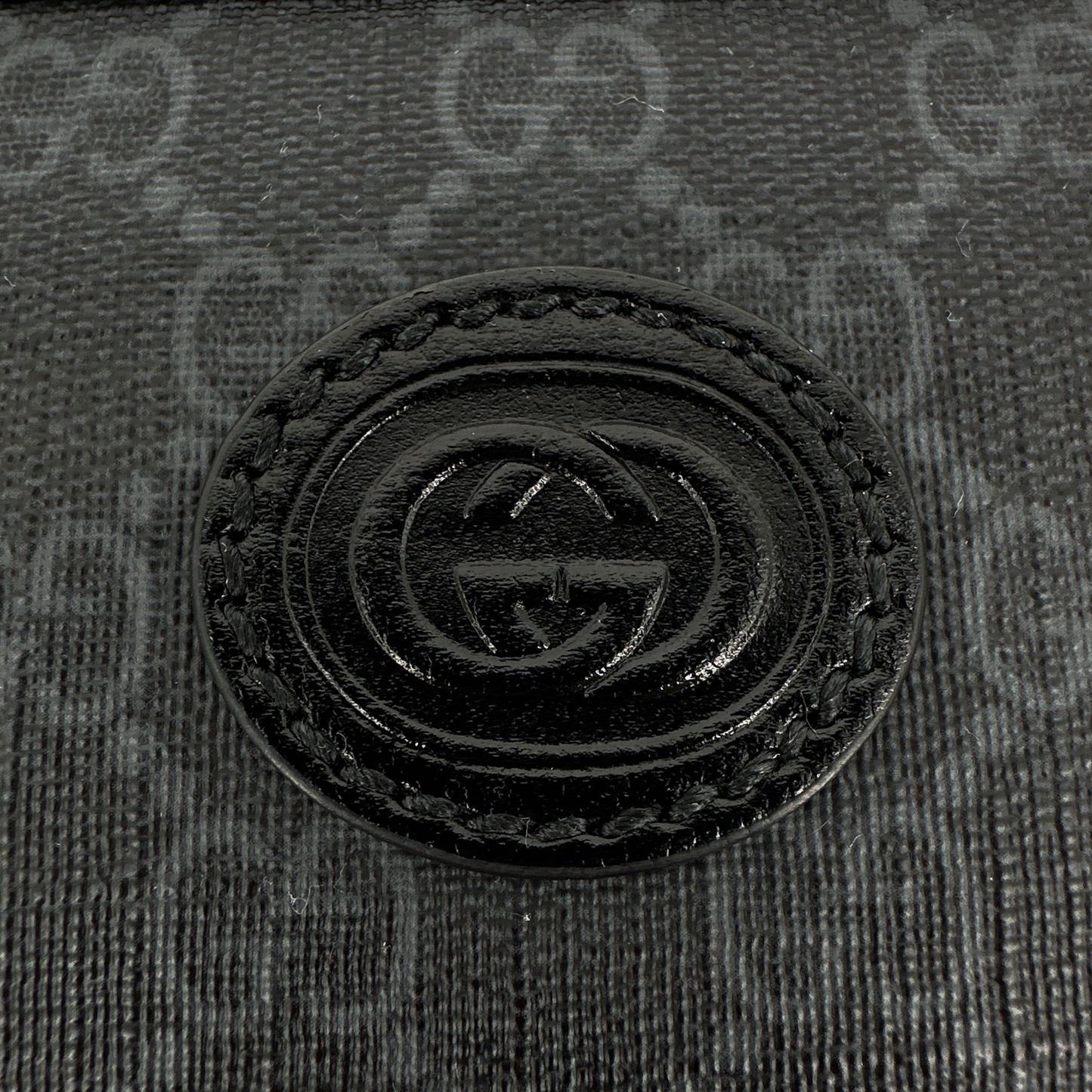 GUCCI Small Crossbody Bag with Interlocking G in Black Supreme
