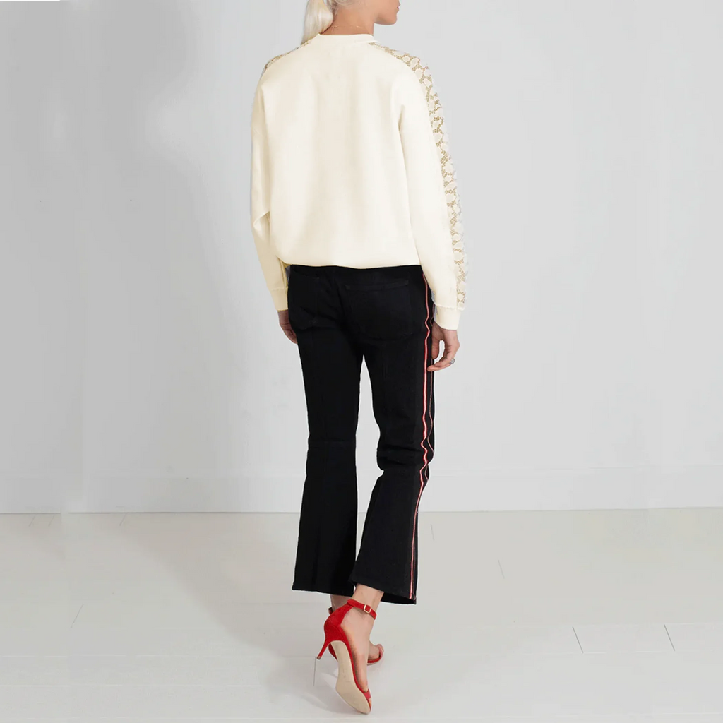 GIVENCHY Lace Insert Sweatshirt S - flyKAMP