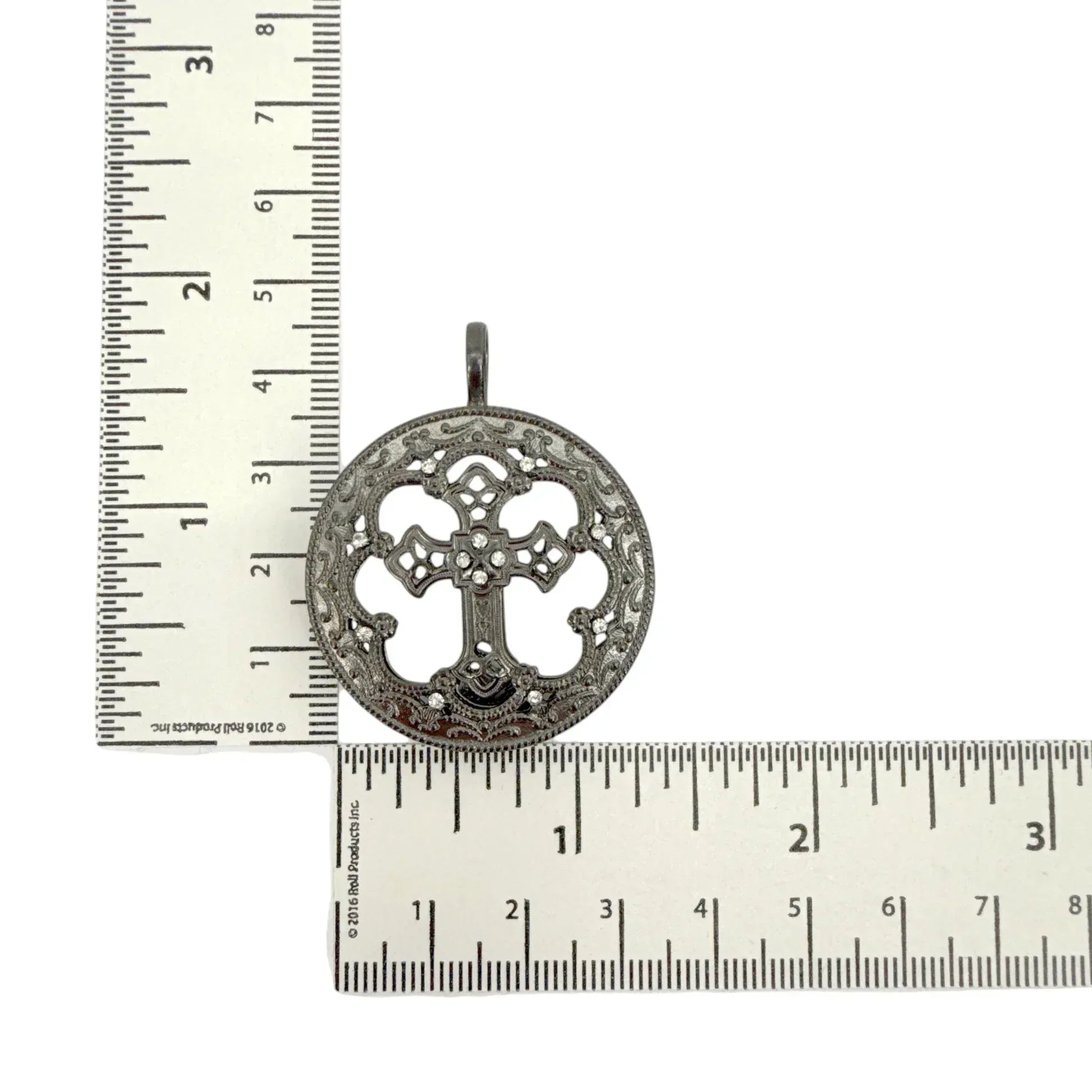 VIRGINS SAINTS & ANGELS VSA Basilica Hope Medallion in Gunmetal - flyKAMP