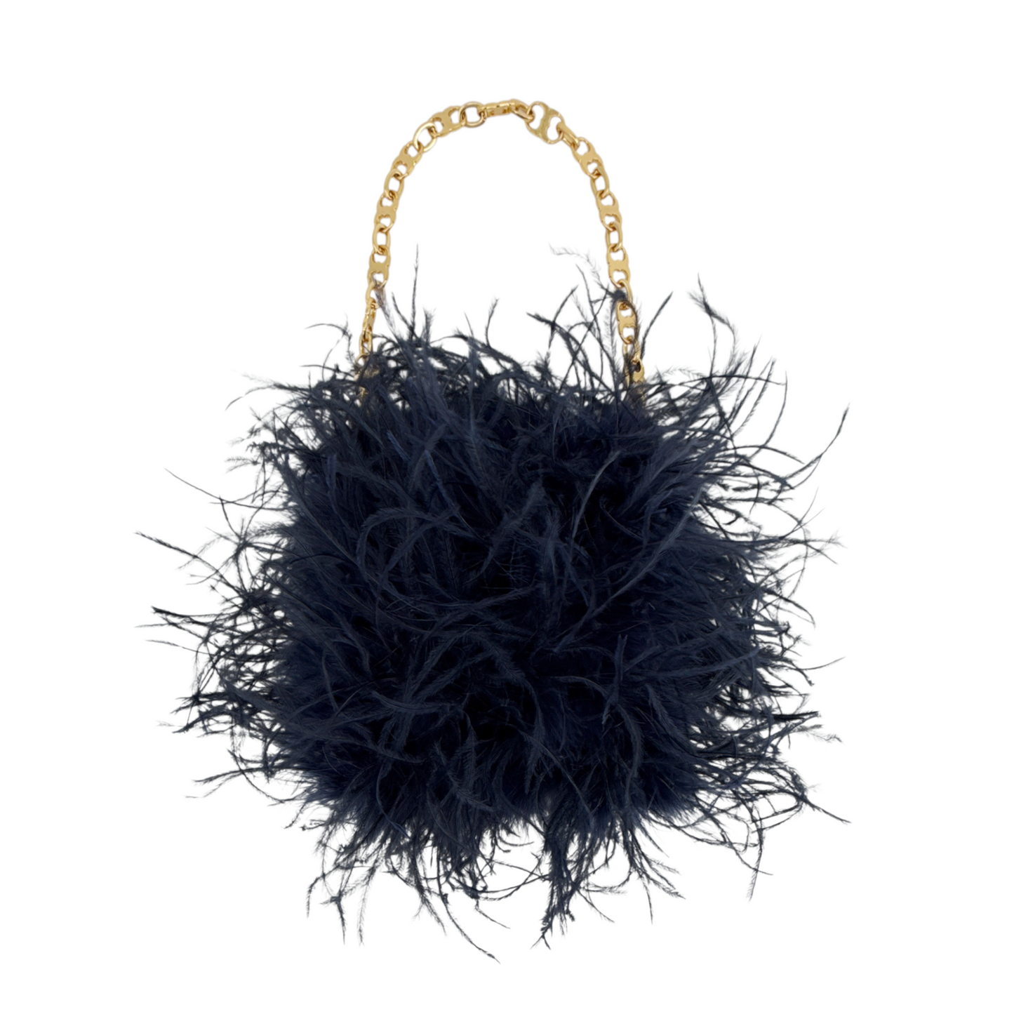 TORY BURCH Ostrich Feather Bag
