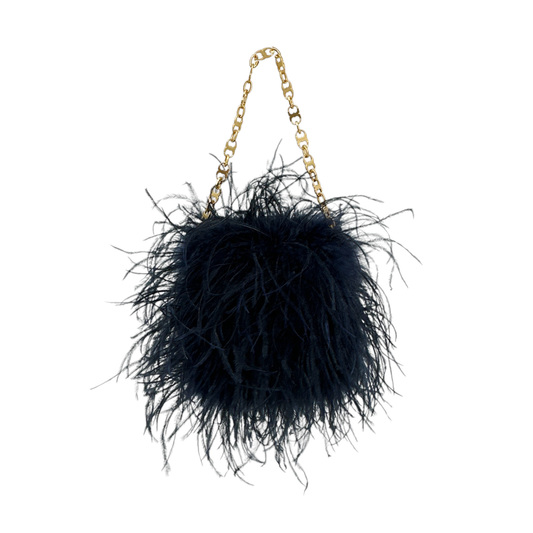 TORY BURCH Ostrich Feather Bag