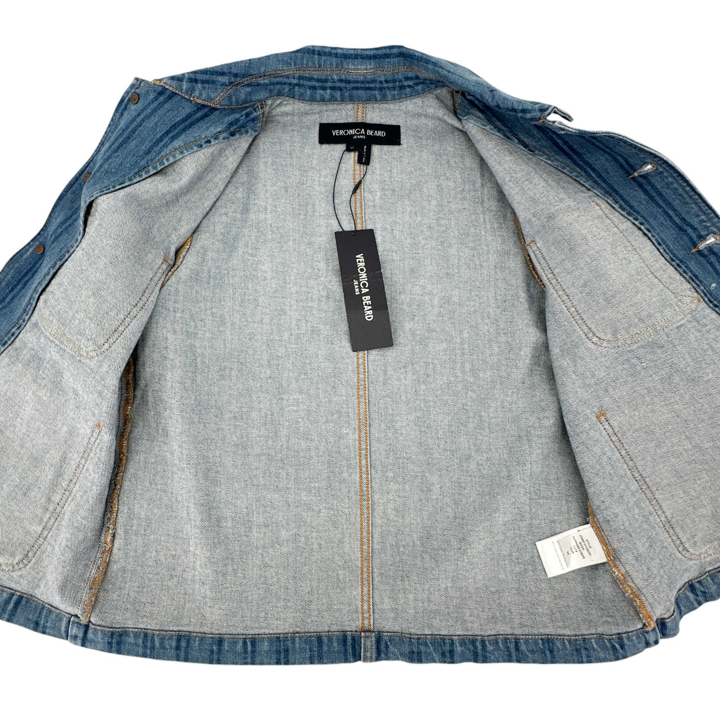 VERONICA BEARD Dahl Striped Denim Jacket XS
