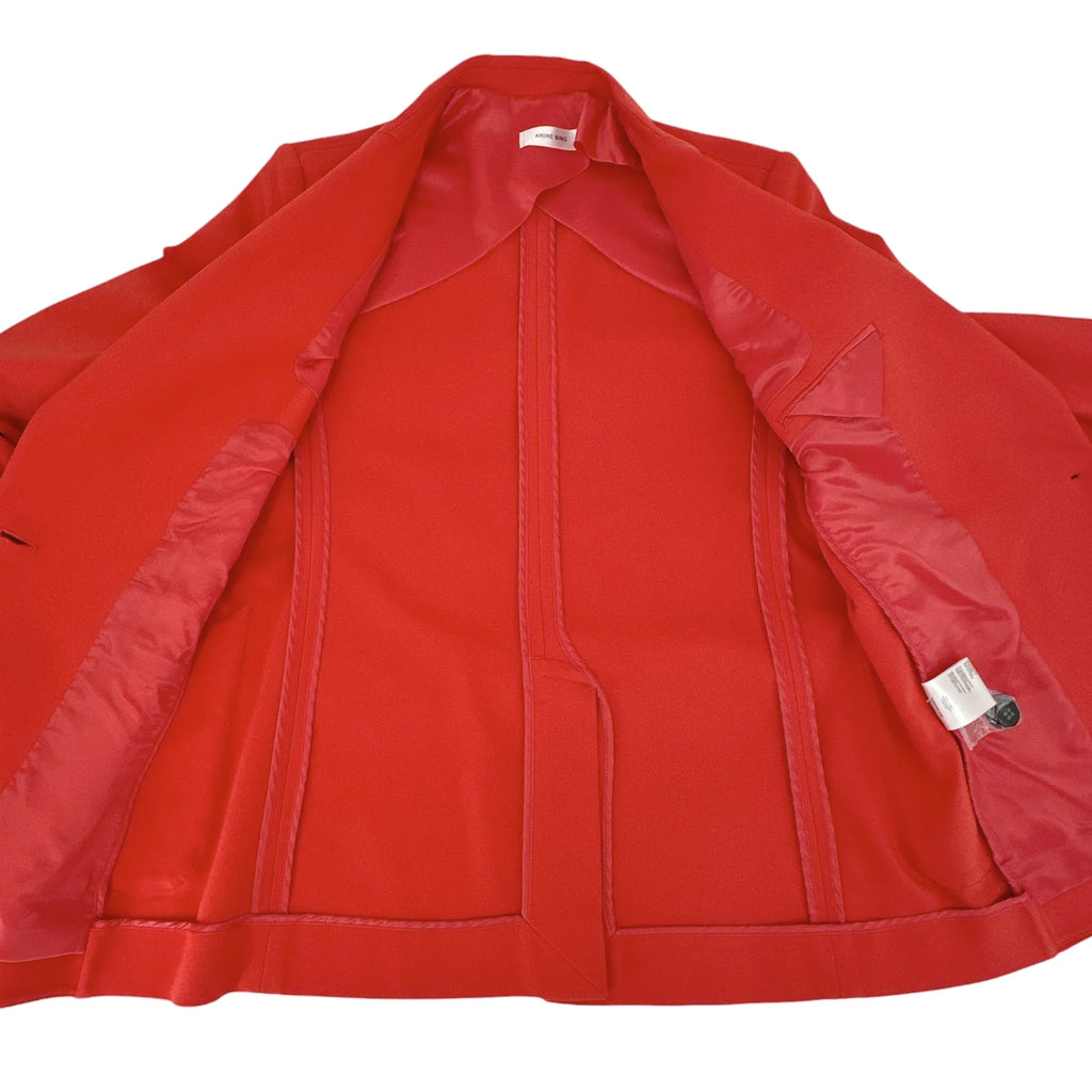 ANINE BING Schoolboy Blazer in Red XS - flyKAMP