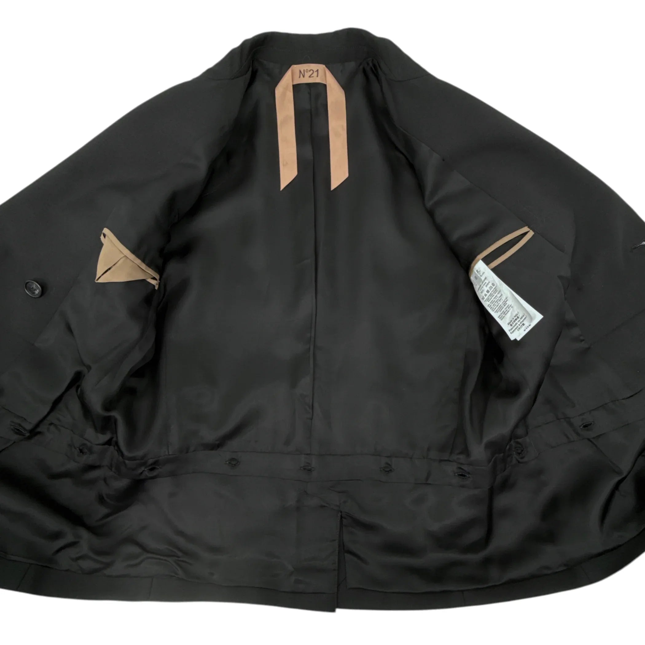 No.21 Double Breasted Blazer in Black EU40|S - flyKAMP