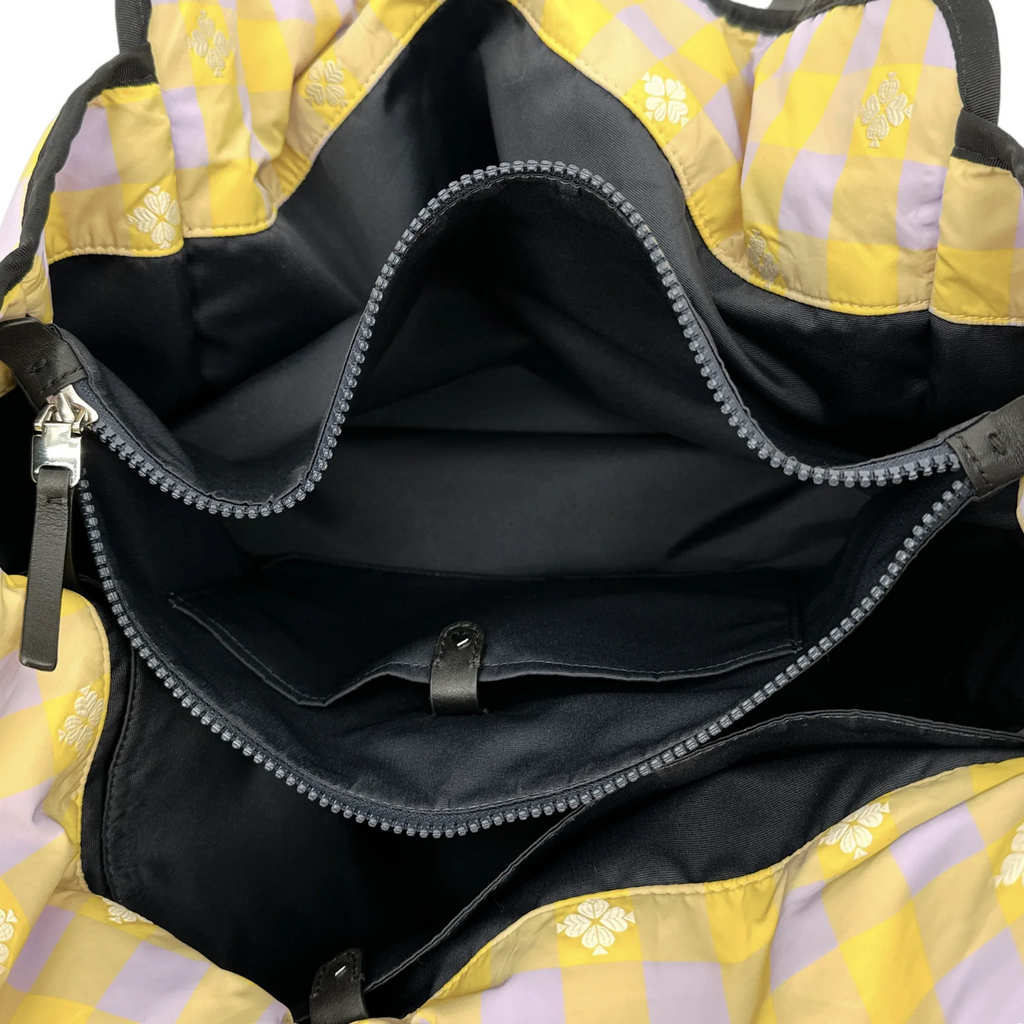 KATE SPADE New York Morley Extra Large Tote in Frozen Lilac and Chartreuse - flyKAMP