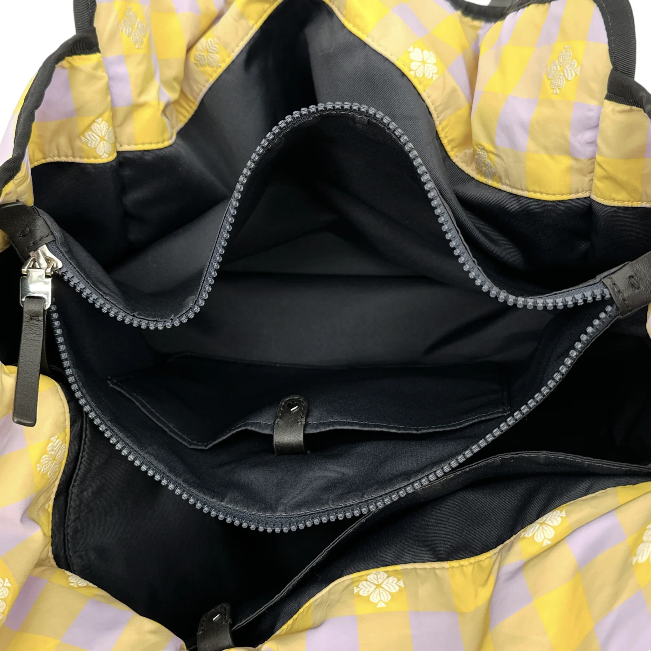 KATE SPADE New York Morley Extra Large Tote in Frozen Lilac and Chartreuse - flyKAMP