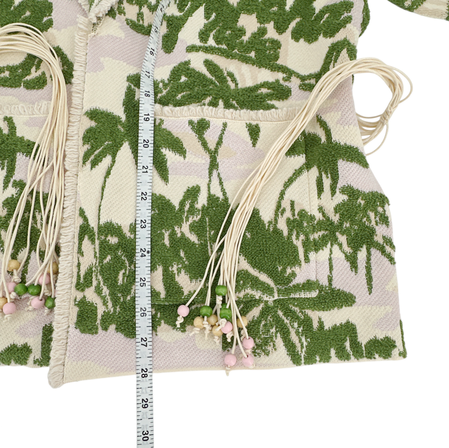 MAJE Aloha Beige Belted Cardigan Jacket 2|M