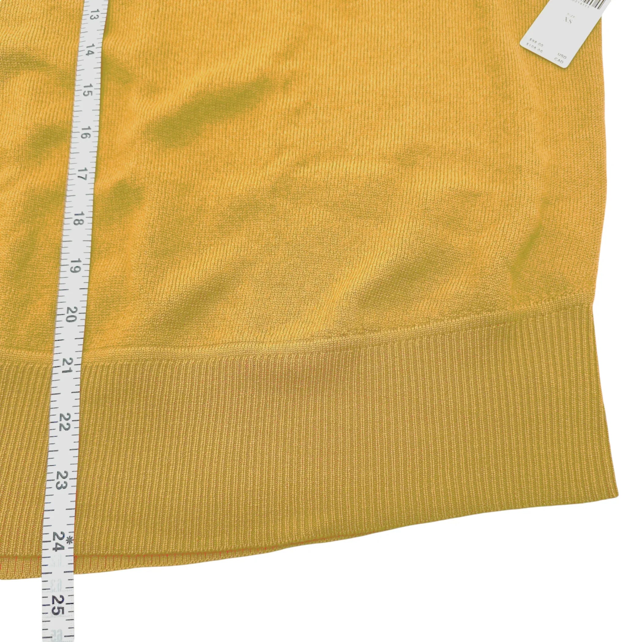 ANTHROPOLOGIE Araminta Pullover Sweater in Mustard Yellow XS - flyKAMP