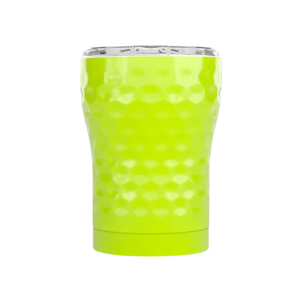SIC Cup 12 oz Neon Yellow Dimpled Golf - flyKAMP