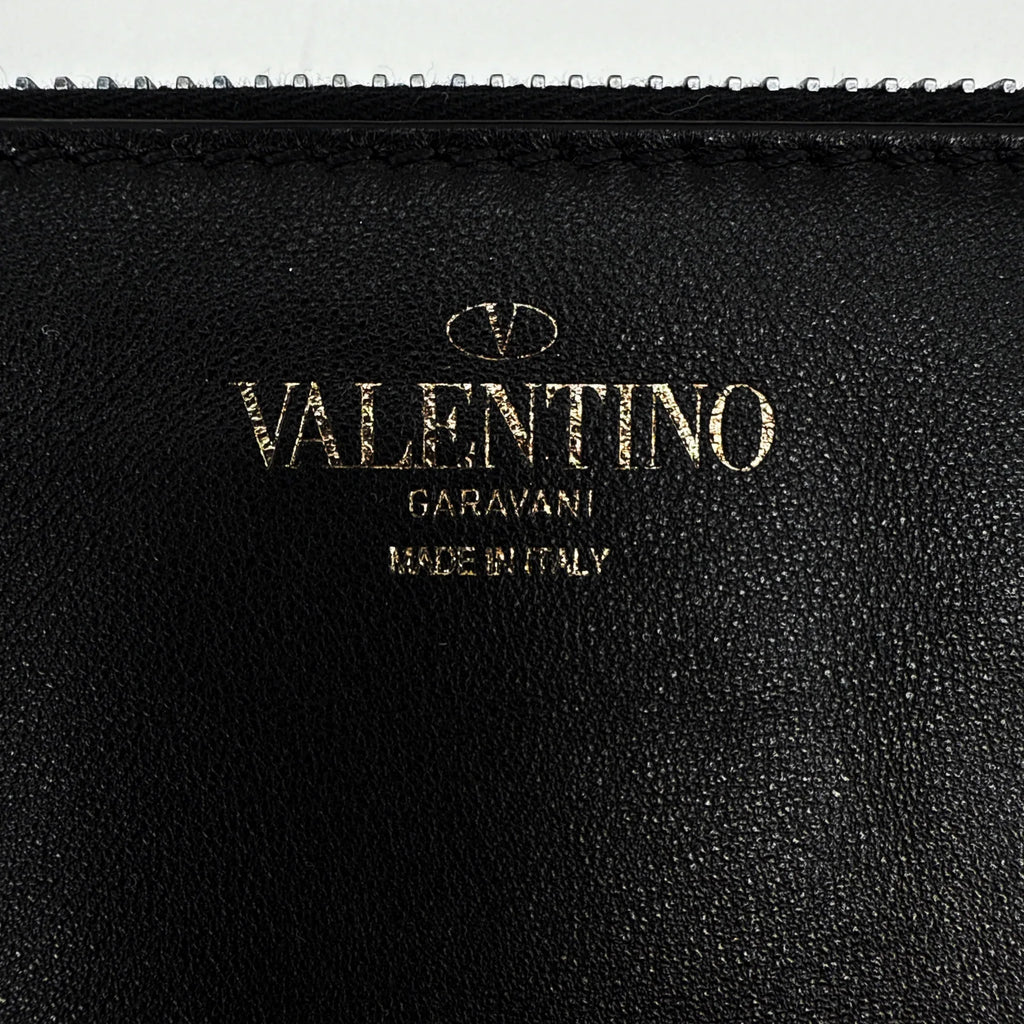 VALENTINO GARAVANI Small Atelier Bag 01 Metal Stitch Edition Tote Bag In Black - flyKAMP