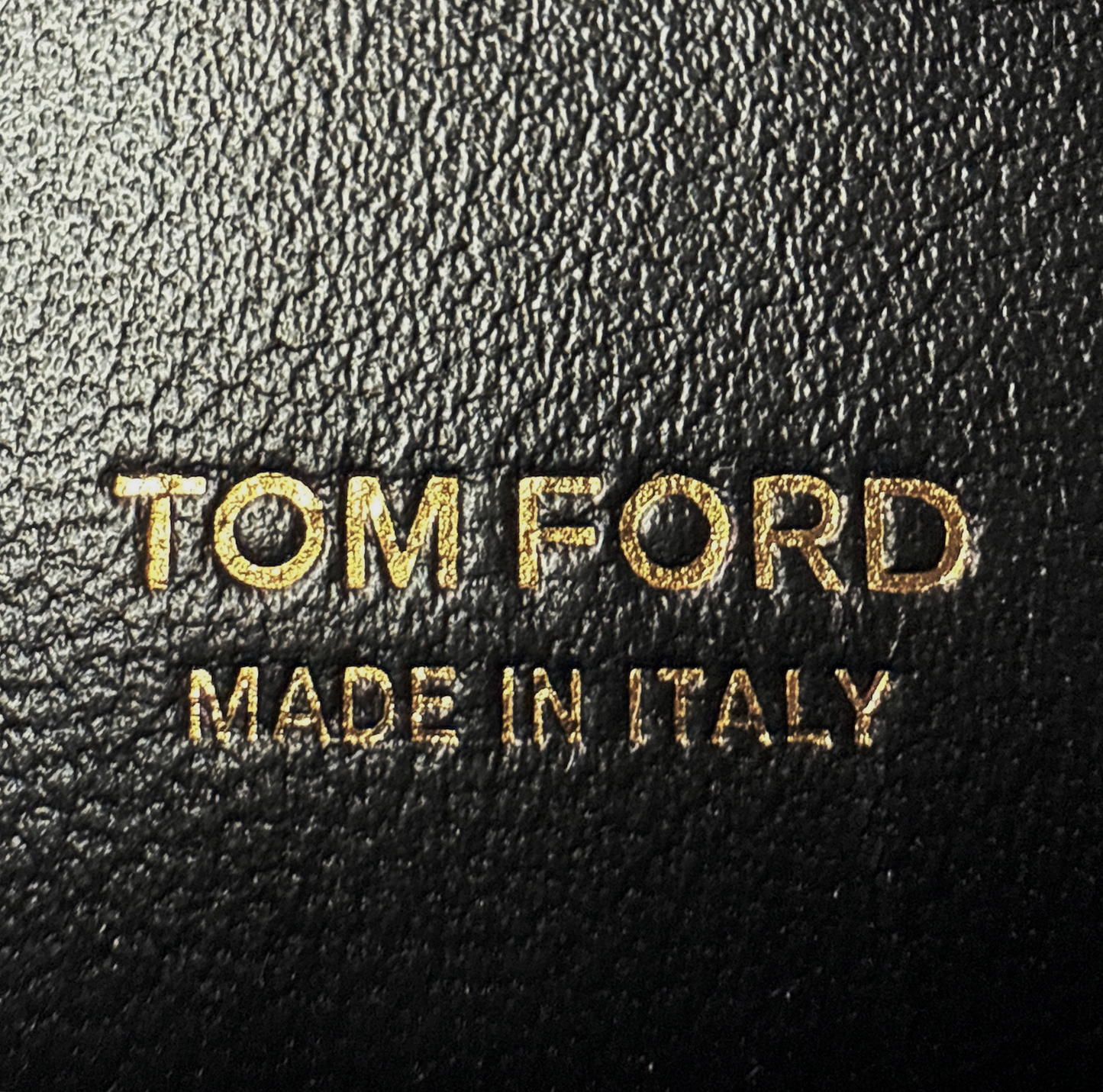 TOM FORD Small Label Leather Chain Top Handle Bag in Lilac