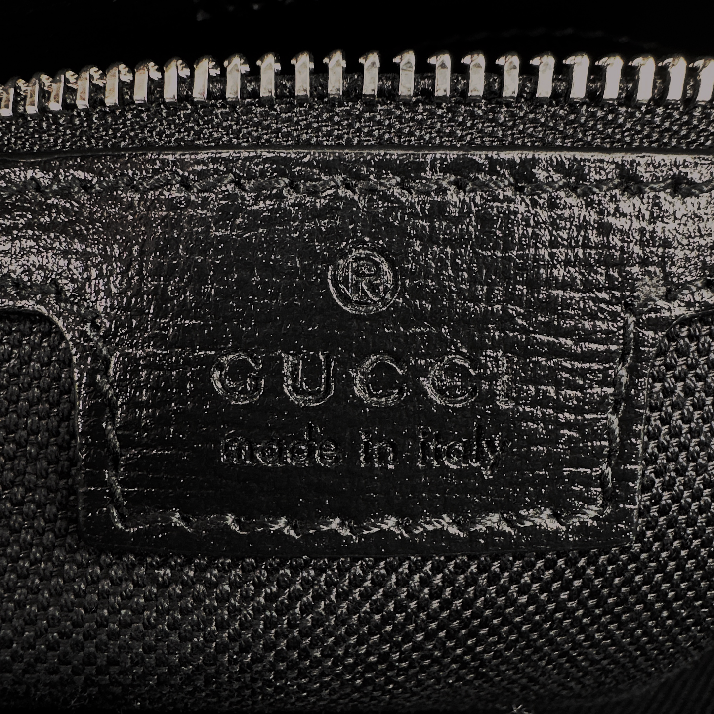 GUCCI Small Crossbody Bag with Interlocking G in Black Supreme