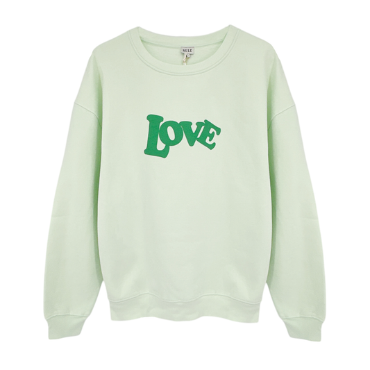KULE The Oversized 70's LOVE Sweatshirt || L