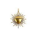 VIRGINS SAINTS & ANGELS VSA Sacred Flame Charm in Gold - flyKAMP