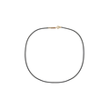 ZOE CHICCO 14k Gold Leather Cord Necklace in Black Zoe Chicco