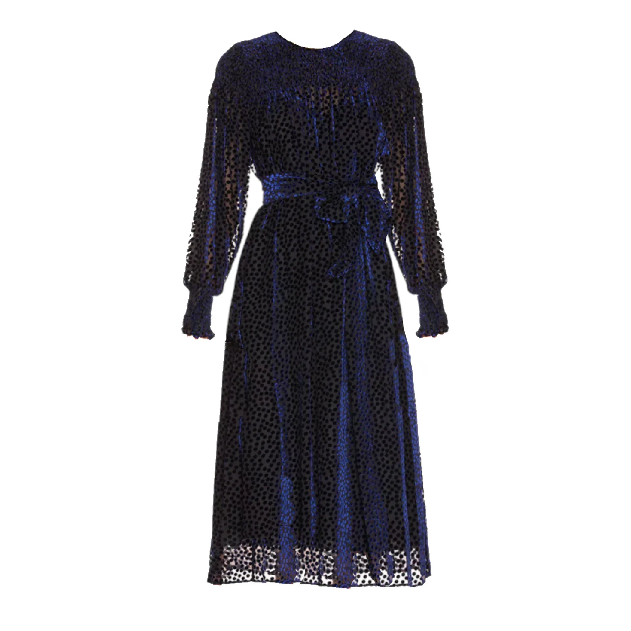 THE GREAT. Merry Dress in Navy 0|XS - flyKAMP