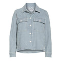FRAME Engineer Striped Denim Shirt Jacket XS - flyKAMP