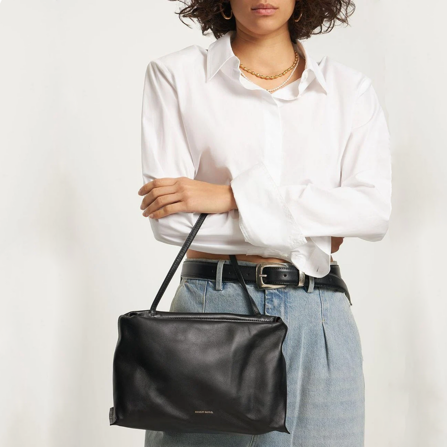 MANSUR GAVRIEL Lambskin Notte Shoulder Bag
