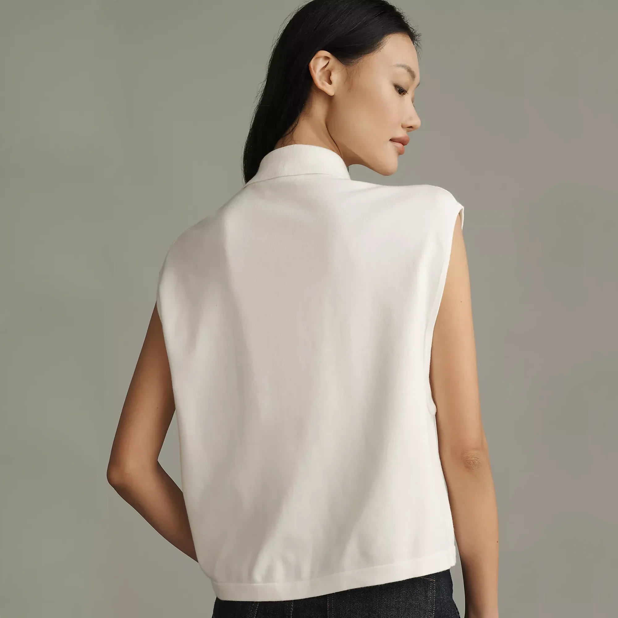 ESSENTIEL ANTWERP Ihelly Sweater Top in Off-white S - flyKAMP