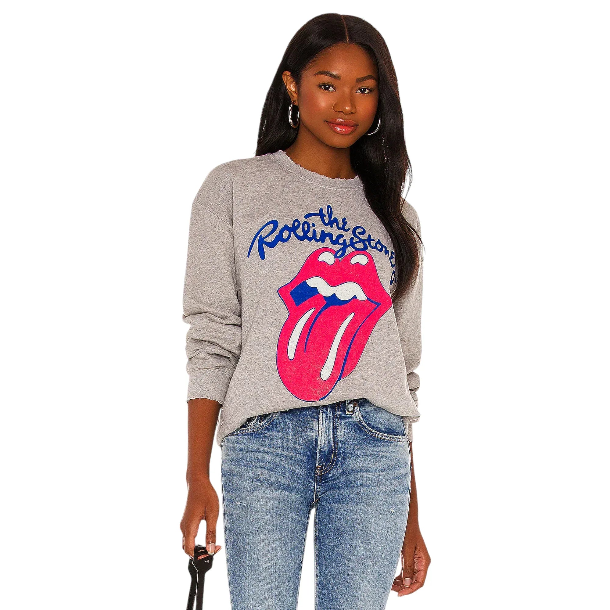 MADEWORN x REVOLVE Rolling Stones Logo Sweatshirt XS - flyKAMP