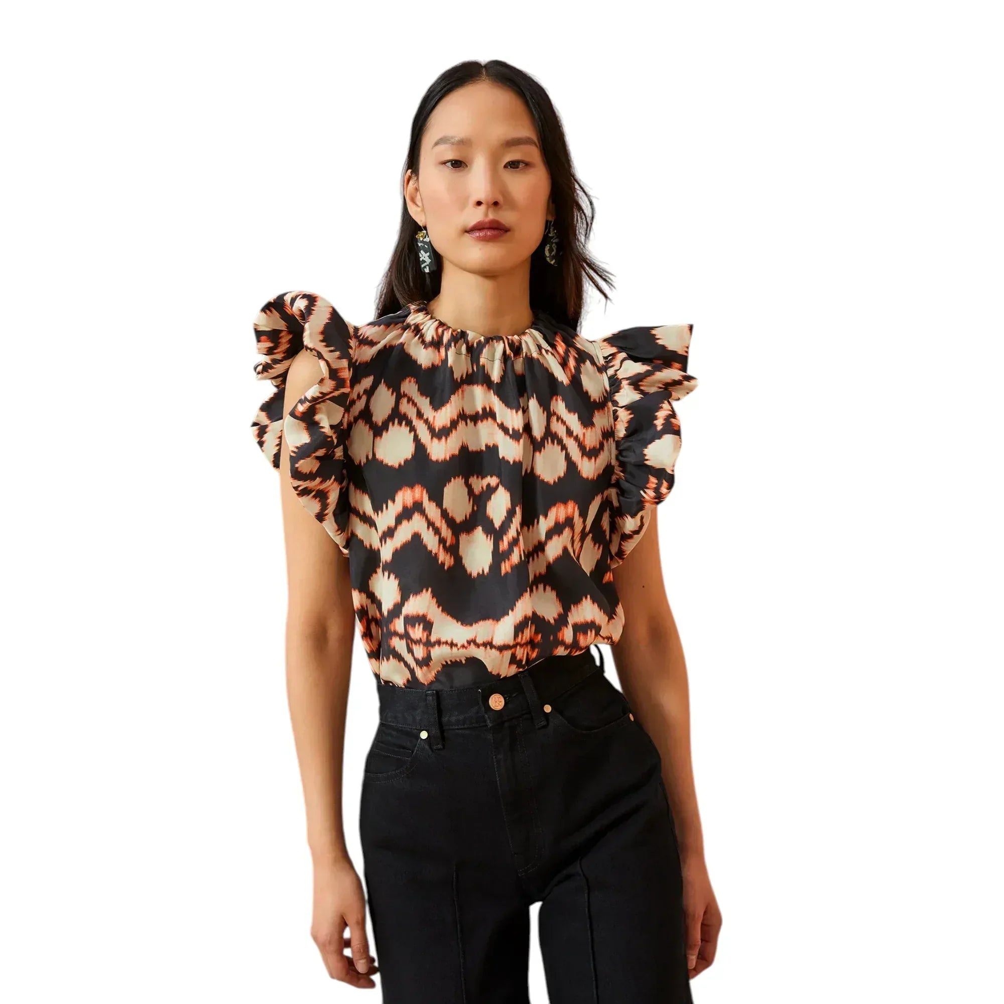 ULLA JOHNSON Iren Top in Obsidian 2 | Small - flyKAMP