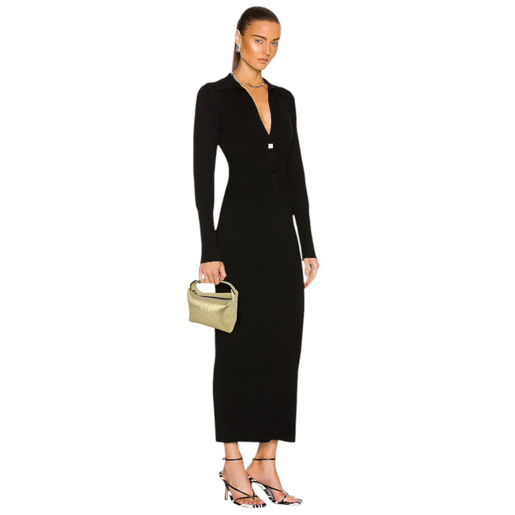 EERA Metallic Moon Bag in Laminated Gold - flyKAMP