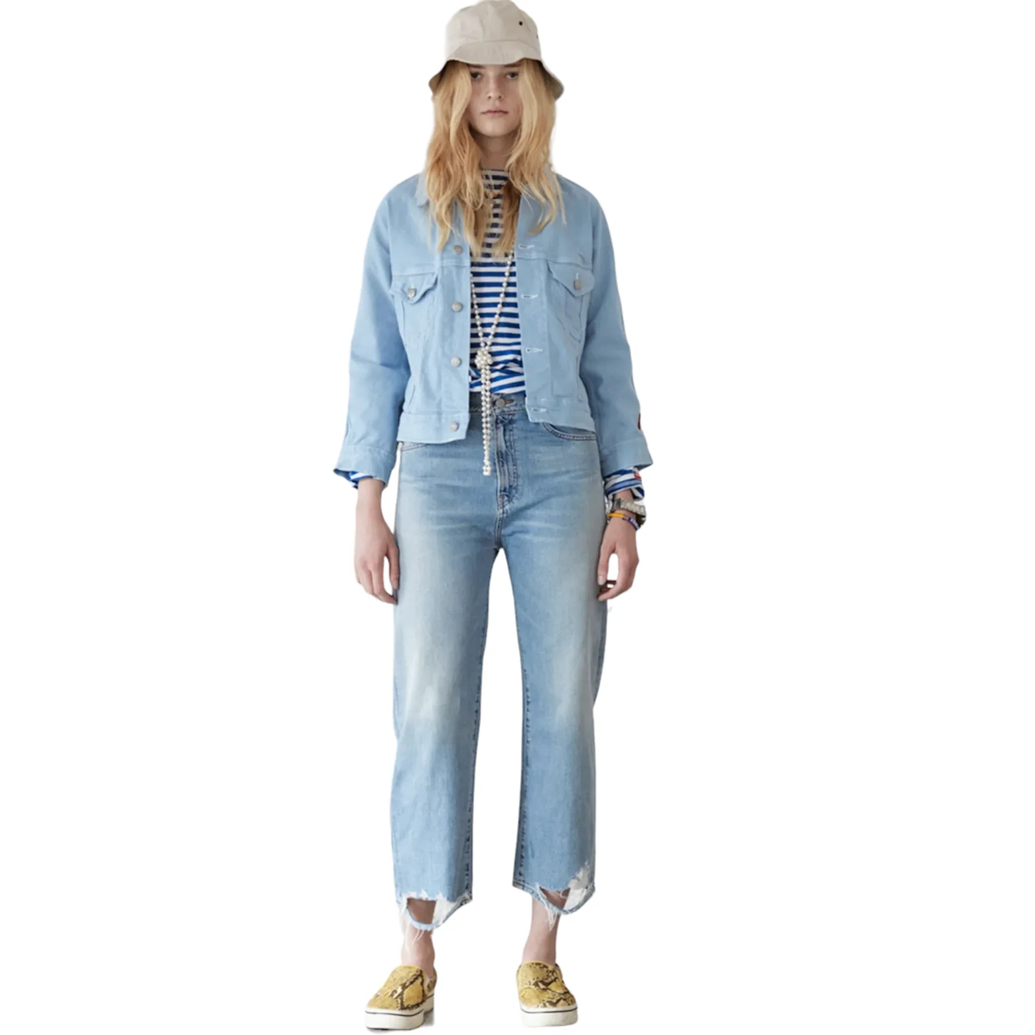 DENIMIST Moore Trucker Jacket in Malibu Blue M - flyKAMP