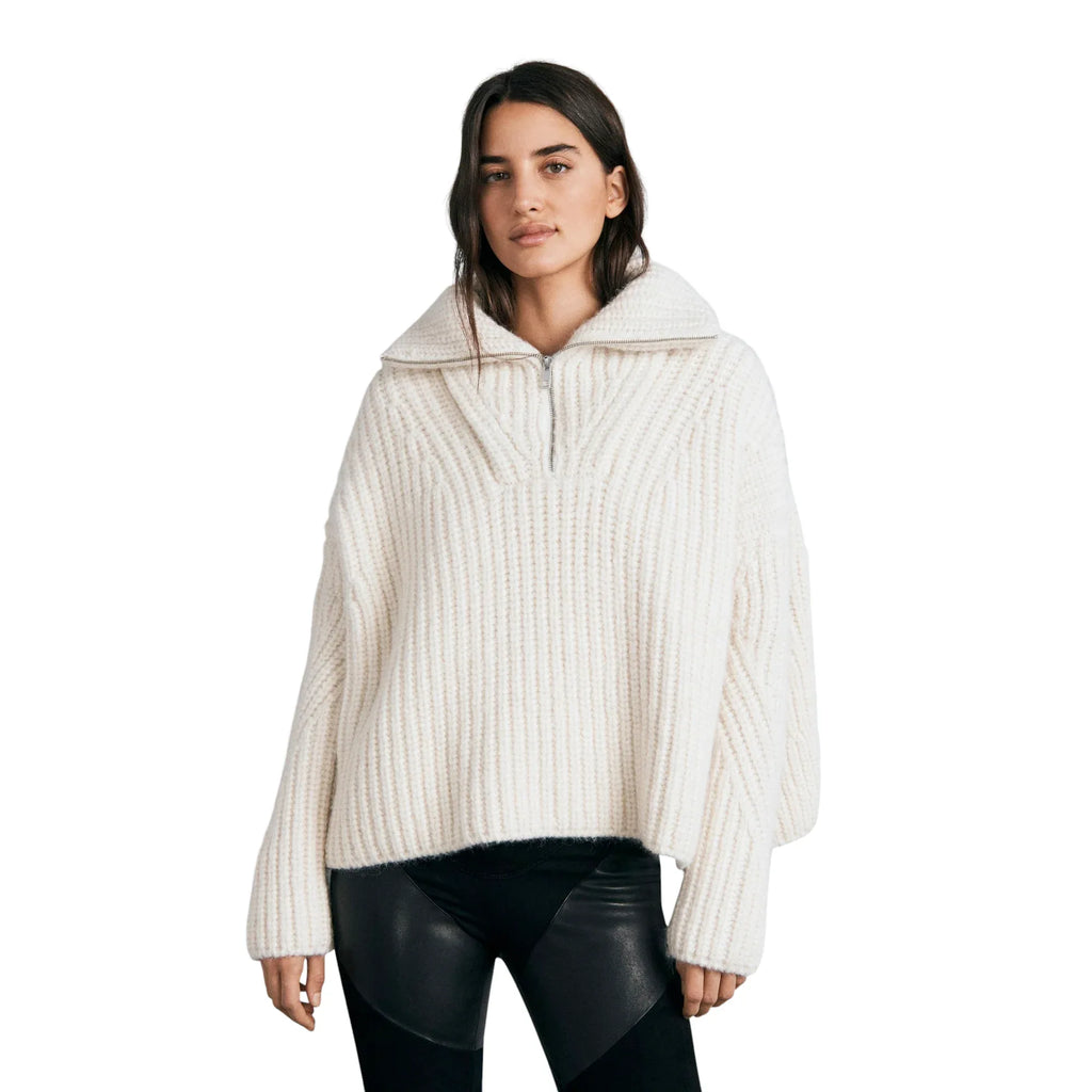 RAG & BONE Hannah Half Zip Sweater XS - flyKAMP