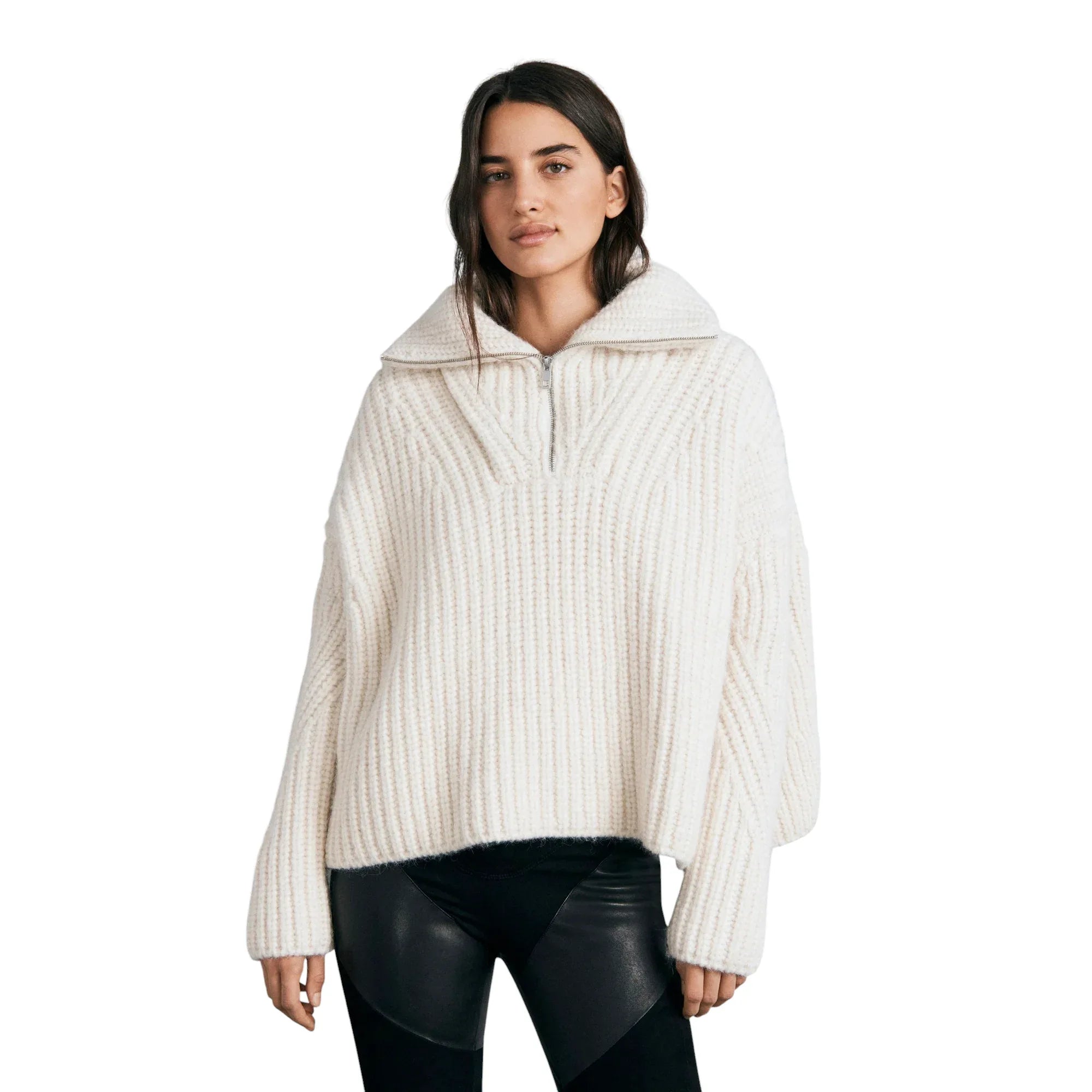 RAG & BONE Hannah Half Zip Sweater XS - flyKAMP