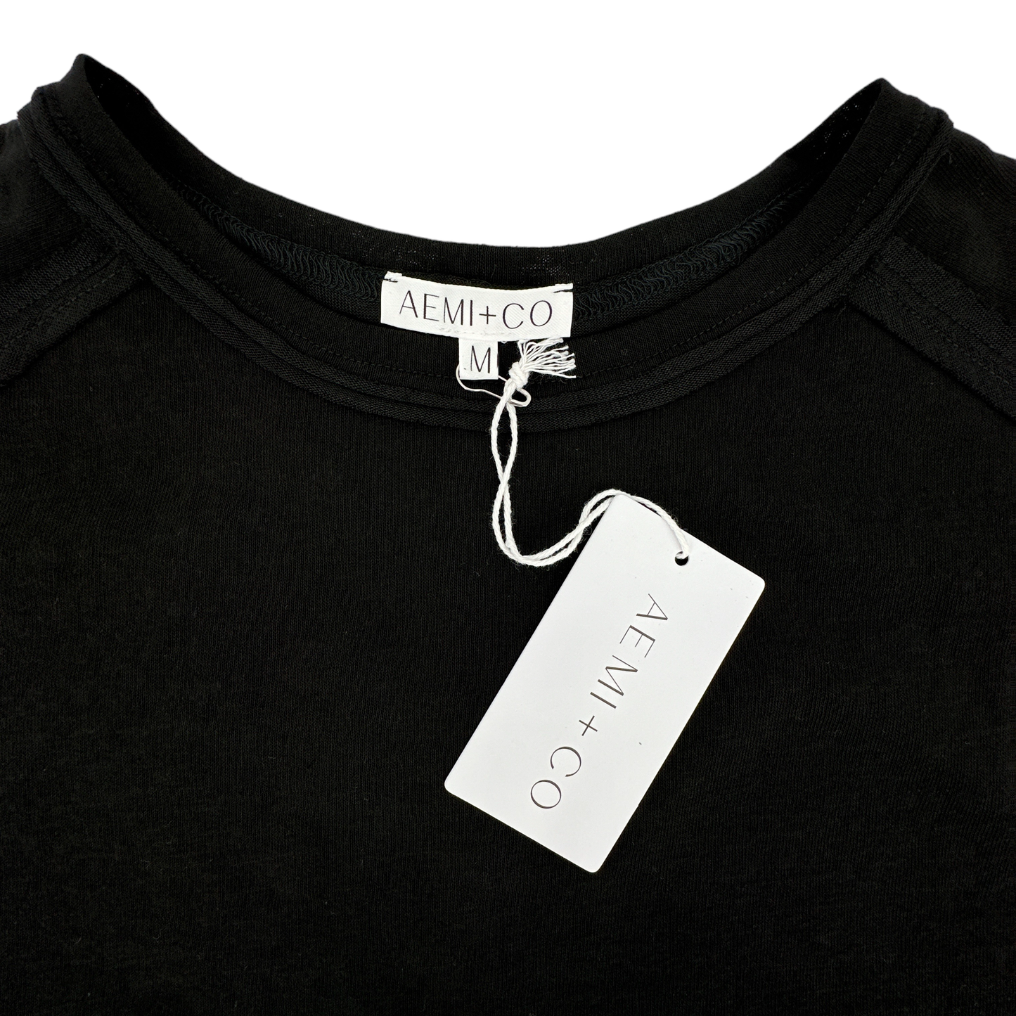 AEMI + CO Junie Tee Black Size M