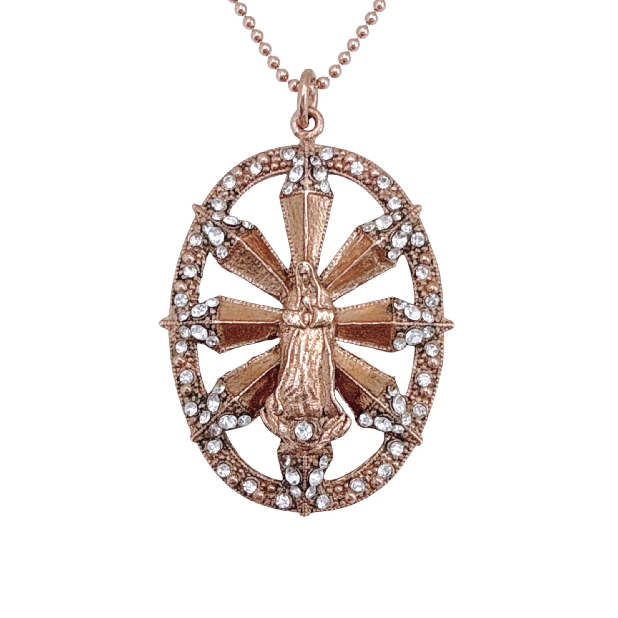 VIRGINS SAINTS & ANGELS VSA Twilight Virgin Charm in Rose Gold - flyKAMP