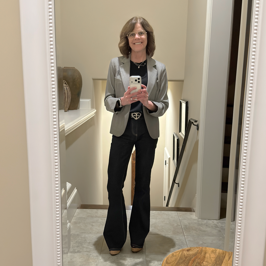 NILI LOTAN Jefferson Jacket Blazer in Grey 8 Nili Lotan